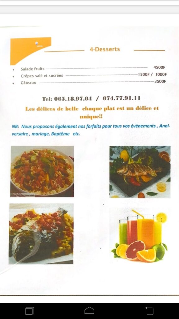 Les délices de belle